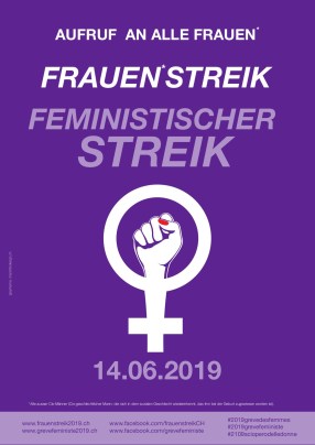 Plakat Frauenstreik
